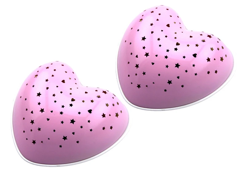 Niermann 2 X LED Nachtlicht SOLAR HEART Projiziert Herzen/Sterne Mit Solar/USB Aufladbar 1 Niermann 2 X LED Nachtlicht SOLAR HEART Projiziert Herzen/Sterne Mit Solar/USB Aufladbar