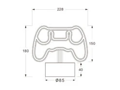 MeineWunschleuchte 2er SET Deko LED Tischleuchten Batterie- Oder USB Betrieben, Höhe 18cm 11 MeineWunschleuchte 2er SET Deko LED Tischleuchten Batterie- Oder USB Betrieben, Höhe 18cm -Globo Store 2er set deko led tischleuchten batterie oder usb b 5