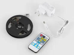 MeineWunschleuchte 2er Set LED Streifen Mit Fernbedienung & Dimmer, Lichtfarbe Einstellbar - 3 M 11 MeineWunschleuchte 2er Set LED Streifen Mit Fernbedienung & Dimmer, Lichtfarbe Einstellbar - 3 M -Globo Store 2er set led streifen mit fernbedienung dimmer lich 4