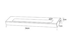 MeineWunschleuchte 2er SET LED Unterbauleuchten Grau Flach Mit 230V Direktanschluss, 34cm Kurz 9 MeineWunschleuchte 2er SET LED Unterbauleuchten Grau Flach Mit 230V Direktanschluss, 34cm Kurz -Globo Store 2er set led unterbauleuchten grau flach mit 230v d 8