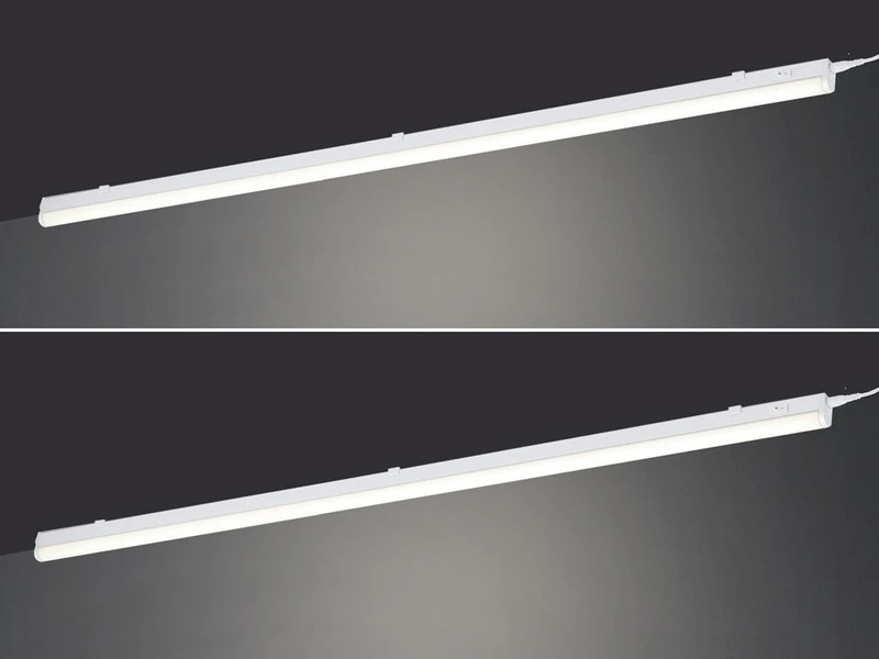 MeineWunschleuchte 2er SET LED Unterbauleuchten Mit Schalter & 230V Direktanschluss, 114cm Lang 1 MeineWunschleuchte 2er SET LED Unterbauleuchten Mit Schalter & 230V Direktanschluss, 114cm Lang