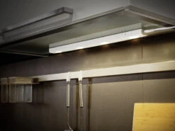 MeineWunschleuchte 2er SET LED Unterbauleuchten Weiß Flach Mit 230V Direktanschluss, 55cm Lang -Globo Store 2er set led unterbauleuchten weiss flach mit 230v 1 18