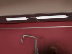 MeineWunschleuchte 2er SET LED Unterbauleuchten Weiß Flach Mit 230V Direktanschluss, 40cm -Globo Store 2er set led unterbauleuchten weiss flach mit 230v 1 2