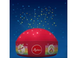 Niermann 2er Set Nachtlichter Rainbow Rabbit Sternprojektor LED-Farbwechsler 3 Farben -Globo Store 2er set nachtlichter rainbow rabbit sternprojektor 5