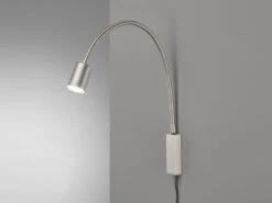 Fischer & Honsel 2in1 Wandleuchte & Bettleuchte JUSTI Silber, Schwanenhals Leseleuchte 10 Fischer & Honsel 2in1 Wandleuchte & Bettleuchte JUSTI Silber, Schwanenhals Leseleuchte -Globo Store 2in1 wandleuchte bettleuchte justi silber schwanen 2