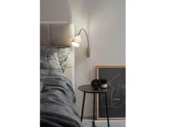 MeineWunschleuchte 2in1 Wandleuchte & Bettleuchte Mit LED - Schwanenhalslampe Leinen Beige 11 MeineWunschleuchte 2in1 Wandleuchte & Bettleuchte Mit LED - Schwanenhalslampe Leinen Beige -Globo Store 2in1 wandleuchte bettleuchte mit led schwanenhalsl 12