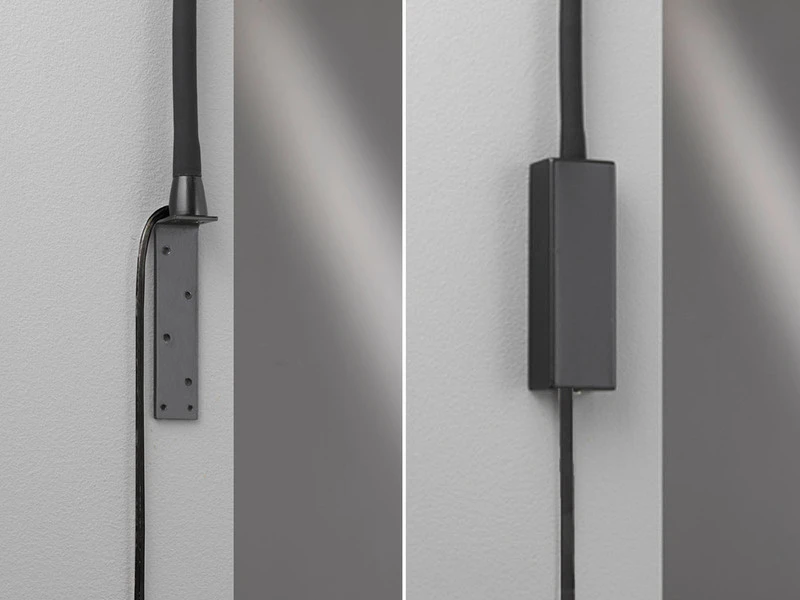 MeineWunschleuchte 2in1 Wandleuchte & Bettleuchte Mit LED - Schwanenhalslampe Leinen Grau 5 MeineWunschleuchte 2in1 Wandleuchte & Bettleuchte Mit LED - Schwanenhalslampe Leinen Grau – Bild 5