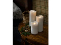 Konstsmide 3er Set LED Duftkerze Mit 6h Timer, Flackernd, Ø 9cm, Batteriebetrieb, Lavendel -Globo Store 3er set led duftkerze mit 6h timer flackernd 9cm b 2