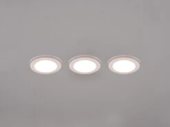 Trio Leuchten 3er Set LED Einbaustrahler ARGUS Fernbedienung Farbwechsel Dimmbar Weiß 11 Trio Leuchten 3er Set LED Einbaustrahler ARGUS Fernbedienung Farbwechsel Dimmbar Weiß -Globo Store 3er set led einbaustrahler argus fernbedienung far 11