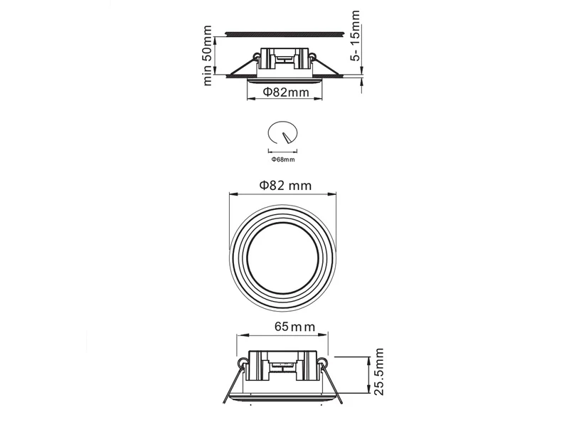 Trio Leuchten 3er Set LED Einbaustrahler ARGUS Fernbedienung Farbwechsel Dimmbar Weiß 8 Trio Leuchten 3er Set LED Einbaustrahler ARGUS Fernbedienung Farbwechsel Dimmbar Weiß – Bild 8