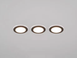 Trio Leuchten 3er Set LED Einbaustrahler ARGUS Fernbedienung Farbwechsel Dimmbar Schwarz 11 Trio Leuchten 3er Set LED Einbaustrahler ARGUS Fernbedienung Farbwechsel Dimmbar Schwarz -Globo Store 3er set led einbaustrahler argus fernbedienung far 2