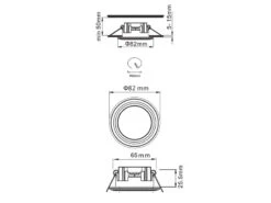 Trio Leuchten 3er Set LED Einbaustrahler ARGUS Fernbedienung Farbwechsel Dimmbar Schwarz 16 Trio Leuchten 3er Set LED Einbaustrahler ARGUS Fernbedienung Farbwechsel Dimmbar Schwarz -Globo Store 3er set led einbaustrahler argus fernbedienung far 7