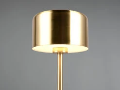 Reality Leuchten Akku Tischleuchte JEFF Per USB Aufladbar, Sensordimmer, Messing Matt, 30cm -Globo Store akku tischleuchte jeff per usb aufladbar sensordim 6