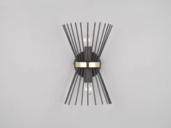 MeineWunschleuchte Ausgefallene LED Wandleuchte Up And Down Schwarz-Gold, Höhe 31cm 10 MeineWunschleuchte Ausgefallene LED Wandleuchte Up And Down Schwarz-Gold, Höhe 31cm -Globo Store ausgefallene led wandleuchte up and down schwarz g 4