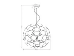 Trio Leuchten Ausgefallene Pendelleuchte DISCALGO Lampenschirm Schwarz-Gold Ø 54cm 17 Trio Leuchten Ausgefallene Pendelleuchte DISCALGO Lampenschirm Schwarz-Gold Ø 54cm -Globo Store ausgefallene pendelleuchte discalgo lampenschirm s 7