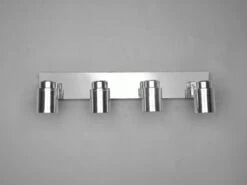 Trio Leuchten Badezimmerlampe ANGELO Deckenstrahler 4 Flammig Schwenkbar Chrom -Globo Store badezimmerlampe angelo deckenstrahler 4 flammig sc 5