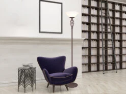 Trio Leuchten Deckenfluter RUSTICA Landhausstil Rostoptik Mit Glasschirm, Höhe 180cm -Globo Store deckenfluter rustica landhausstil rostoptik mit gl 4