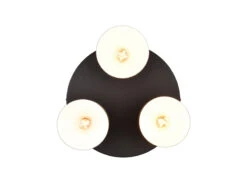 Trio Leuchten Deckenleuchte AGUDO Metall Lampenschirme Coffee Töne, Ø37cm -Globo Store deckenleuchte agudo metall lampenschirme coffee to 5