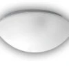 Niermann Deckenleuchte / Deckenschale Rund, Glas Satiniert Mit Klarrand, Ø 30cm