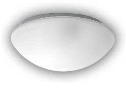 Niermann Deckenleuchte / Deckenschale Rund, Glas Satiniert Mit Klarrand, Ø 30cm