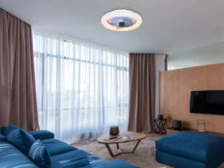 Globo Deckenleuchte JOEY Ø48cm Mit Ventilator & Fernbedienung, Lichtfarbe Einstellbar -Globo Store deckenleuchte joey 48cm mit ventilator fernbedienu 2