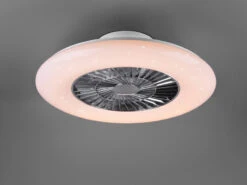 Reality Leuchten Deckenleuchte Mit Ventilator 59cm Fernbedienung, Dimmbar, Sternenhimmel -Globo Store deckenleuchte mit ventilator 59cm fernbedienung di 6