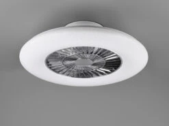 Reality Leuchten Deckenleuchte Mit Ventilator 59cm Fernbedienung, Dimmbar, Sternenhimmel -Globo Store deckenleuchte mit ventilator 59cm fernbedienung di 7