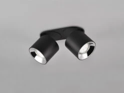 Trio Leuchten Deckenstrahler GUAYANA Schwarz 2 Spots Schwenkbar Breite 18cm 12 Trio Leuchten Deckenstrahler GUAYANA Schwarz 2 Spots Schwenkbar Breite 18cm -Globo Store deckenstrahler guayana schwarz 2 spots schwenkbar 1 4