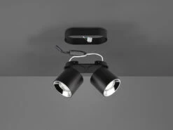 Trio Leuchten Deckenstrahler GUAYANA Schwarz 2 Spots Schwenkbar Breite 18cm 14 Trio Leuchten Deckenstrahler GUAYANA Schwarz 2 Spots Schwenkbar Breite 18cm -Globo Store deckenstrahler guayana schwarz 2 spots schwenkbar 1 6