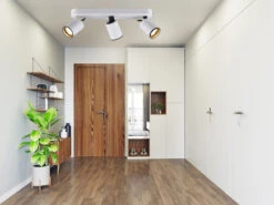 Trio Leuchten Deckenstrahler PAGO Metallschirm Weiß - 3 Spots Schwenkbar - 41cm -Globo Store deckenstrahler pago metallschirm weiss 3 spots sch 4