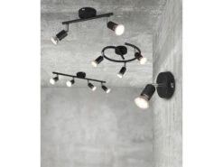 Reality Leuchten Deckenstrahler PARIS Rondell 3 Flammig Schwarz, Ø 26cm 12 Reality Leuchten Deckenstrahler PARIS Rondell 3 Flammig Schwarz, Ø 26cm -Globo Store deckenstrahler paris rondell 3 flammig schwarz 26c 5