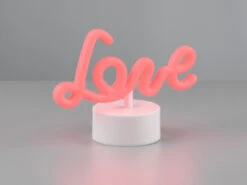 Reality Leuchten Deko LED Tischleuchte AMOR Batterie- Oder USB Betrieben, Höhe 14cm -Globo Store deko led tischleuchte amor batterie oder usb betri 2