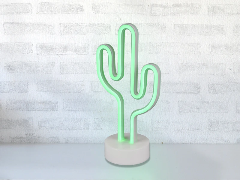 Reality Leuchten Deko LED Tischleuchte CACTUS Batterie- Oder USB Betrieben, Höhe 29cm 5 Reality Leuchten Deko LED Tischleuchte CACTUS Batterie- Oder USB Betrieben, Höhe 29cm – Bild 5