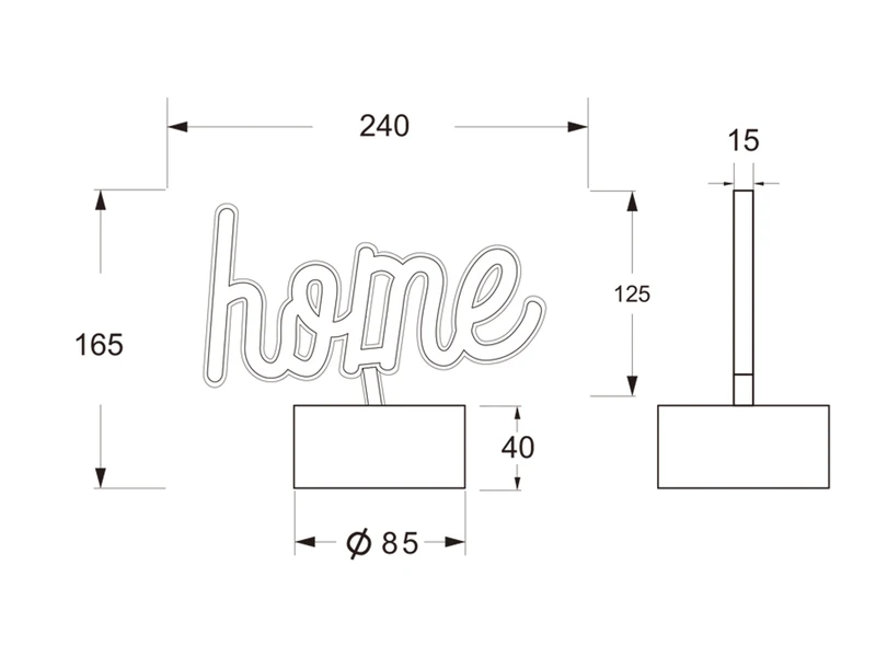 Reality Leuchten Deko LED Tischleuchte CASA Batterie- Oder USB Betrieben, Höhe 16cm 5 Reality Leuchten Deko LED Tischleuchte CASA Batterie- Oder USB Betrieben, Höhe 16cm – Bild 5