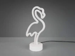 Reality Leuchten Deko LED Tischleuchte FLAMINGO Batterie- Oder USB Betrieben, Höhe 29cm -Globo Store deko led tischleuchte flamingo batterie oder usb b 4