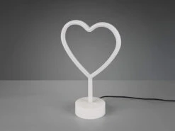 Reality Leuchten Deko LED Tischleuchte HEART Batterie- Oder USB Betrieben, Höhe 30cm -Globo Store deko led tischleuchte heart batterie oder usb betr 4