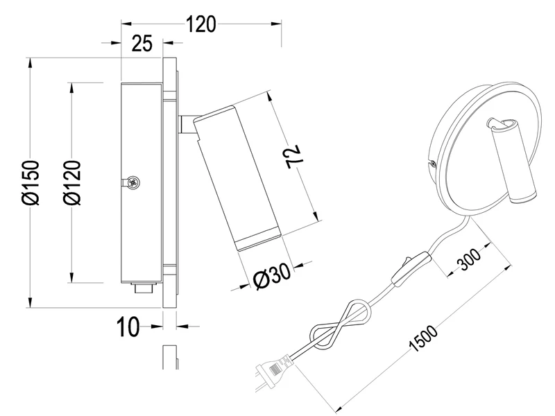 Trio Leuchten Design LED Wandleuchte JORDAN In Schwarz Matt Wandstrahler Leselampe 9 Trio Leuchten Design LED Wandleuchte JORDAN In Schwarz Matt Wandstrahler Leselampe – Bild 9
