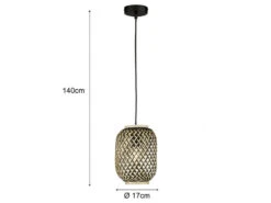 Fischer & Honsel Design Pendelleuchte HUMMEL Einflammig Mit Bambus Korbgeflecht Lampenschirm 7 Fischer & Honsel Design Pendelleuchte HUMMEL Einflammig Mit Bambus Korbgeflecht Lampenschirm -Globo Store design pendelleuchte hummel einflammig mit bambus 1 2