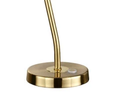 Trio Leuchten Flexible LED Schreibtischleuchte CURTIS Messing Matt, 4-Stufen Dimmer -Globo Store detailbild leuchtenfuss