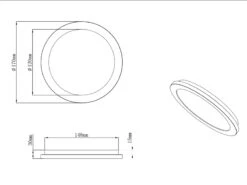 Reality Leuchten Dimmbare LED Deckenleuchte CAMILLUS Flache Badezimmerlampe Ø17cm Schwarz IP44 9 Reality Leuchten Dimmbare LED Deckenleuchte CAMILLUS Flache Badezimmerlampe Ø17cm Schwarz IP44 -Globo Store dimmbare led deckenleuchte camillus flache badezim 23