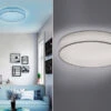 Trio Leuchten Dimmbare LED Deckenleuchte DIAMO Smarte Lichtsteuerung WIZ Ø 60cm