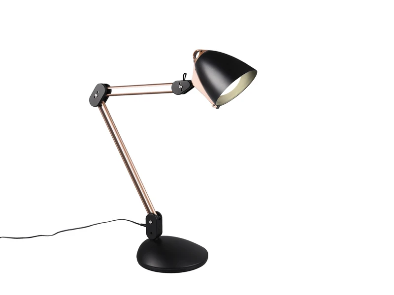 Trio Leuchten Dimmbare NADAL Schreibtischlampe Klemmbar - Leselampe Wand Mit Gelenkarm Schwarz 4 Trio Leuchten Dimmbare NADAL Schreibtischlampe Klemmbar - Leselampe Wand Mit Gelenkarm Schwarz – Bild 4