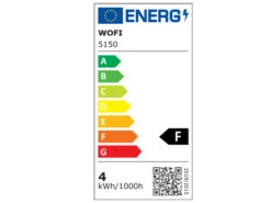 Wofi E14 Filament LED - 3 Watt, 320 Lumen, Warmweiß, Ø 3,5cm- Extern Dimmbar, Weiß -Globo Store e14 filament led 3 watt 320 lumen warmweiss 35cm e 8