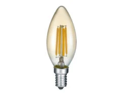 Trio Leuchten E14 Filament LED, 4 Watt, 400 Lumen Warmweiß, Ø3,5cm, Nicht Dimmbar