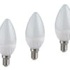 Trio Leuchten E14 LED 3 Stk. - 4 Watt, 320 Lumen, 3000 Kelvin Warmweiß, Ø3,7cm - Nicht Dimmbar