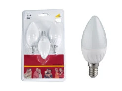 Trio Leuchten E14 LED 3 Stk. - 4 Watt, 320 Lumen, 3000 Kelvin Warmweiß, Ø3,7cm - Nicht Dimmbar 8 Trio Leuchten E14 LED 3 Stk. - 4 Watt, 320 Lumen, 3000 Kelvin Warmweiß, Ø3,7cm - Nicht Dimmbar -Globo Store e14 led 3 stk 4 watt 320 lumen 3000 kelvin warmwei 2