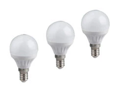 Trio Leuchten E14 LED 3 Stk. - 4 Watt, 320 Lumen, 3000 Kelvin Warmweiß, Ø4,5cm - Nicht Dimmbar