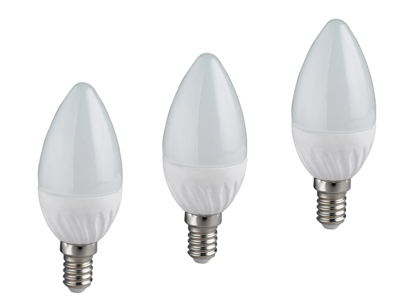 Trio Leuchten E14 LED 3 Stk. - 4 Watt, 320 Lumen, 3000 Kelvin Warmweiß, Ø3,7cm - Nicht Dimmbar 1 Trio Leuchten E14 LED 3 Stk. - 4 Watt, 320 Lumen, 3000 Kelvin Warmweiß, Ø3,7cm - Nicht Dimmbar