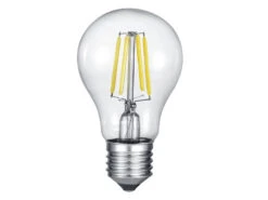 Trio Leuchten E27 Filament LED, 7 Watt, 806 Lumen, Warmweiß, Ø6cm, 3 Stufen Dimmer