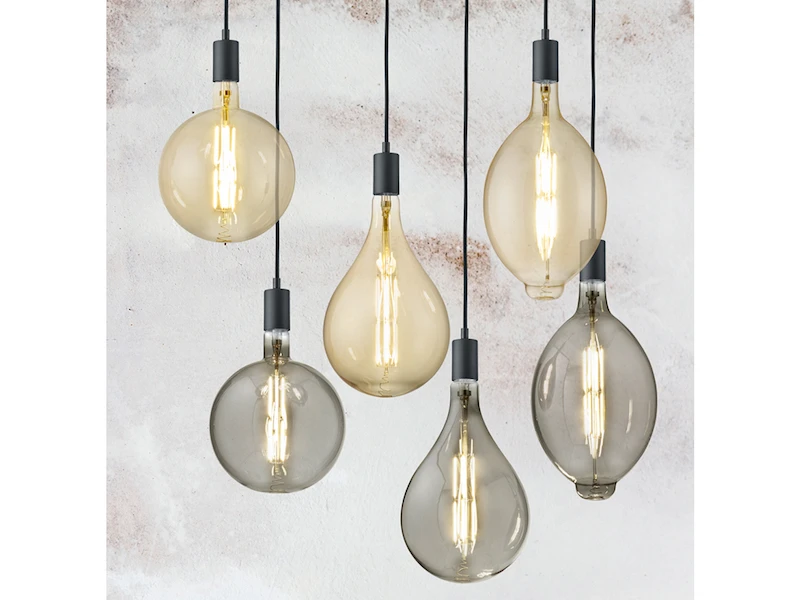 Trio Leuchten E27 Filament LED - 8 Watt, 260 Lumen Warmweiß, Ø20cm - Extern Dimmbar 2 Trio Leuchten E27 Filament LED - 8 Watt, 260 Lumen Warmweiß, Ø20cm - Extern Dimmbar – Bild 2